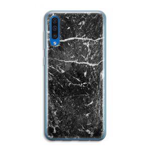 Zwart marmer: Samsung Galaxy A50 Transparant Hoesje