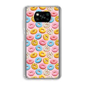 Pink donuts: Xiaomi Poco X3 NFC Transparant Hoesje