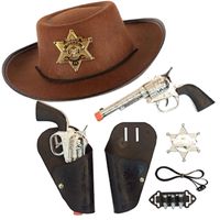 Cowboy verkleedset voor kinderen met hoed