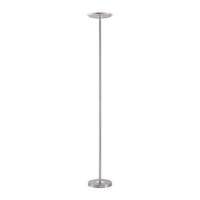 Just Light Design leeslamp Hans Round RVS met chroom 11729-55 - thumbnail