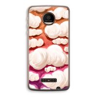 Katoen Wolken: Motorola Moto Z Force Transparant Hoesje