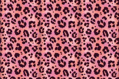 Vinyl vloerkleed met dierenprint Roze luipaard