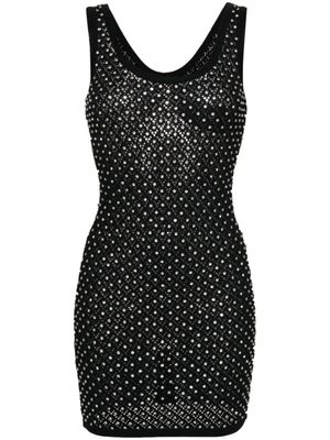 David Koma Mini-jurk verfraaid met kristallen - Zwart David Koma Mini-jurk verfraaid met kristallen - Zwart