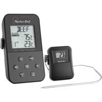 TFA Dostmann 14.1504 Barbecuethermometer Kabelsensor, Alarm, Met timer, Bewaking van kerntemperatuur Langzaam garen, Varken, Rund, Hert, Kalkoen, Lam, Konijn,