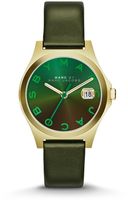 Horlogeband Marc by Marc Jacobs MBM1323 Leder Groen 14mm