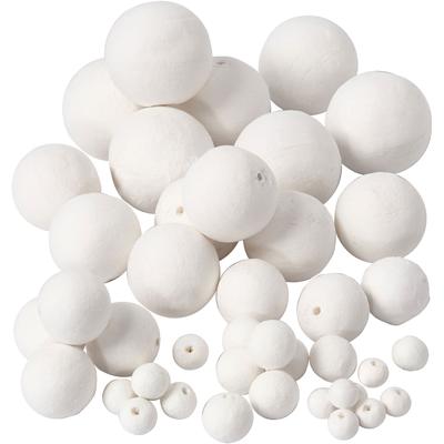 Creativ Company Katoen ballen wit, 42st.