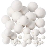 Creativ Company Katoen ballen wit, 42st.