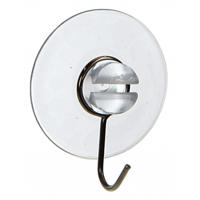 Zuignap ophanghaakjes - 12x - 4 cm - keuken/badkamer haakjes - kerstverlichting zuignappen Zuignap ophanghaakjes - 12x - 4 cm - keuken/badkamer haakjes - kerstverlichting zuignappen