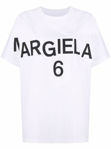MM6 Maison Margiela t-shirt à logo imprimé - Blanc