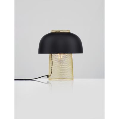 Lyora TafellampjeSqube zwart met goud - 9001085