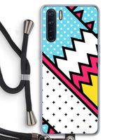 Pop Art #2: Oppo A91 Transparant Hoesje met koord