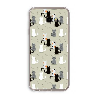 Katten: Samsung Galaxy J4 Plus Transparant Hoesje