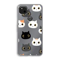 Katten: Google Pixel 4a Transparant Hoesje