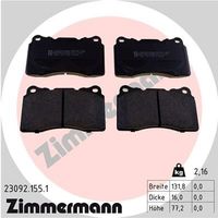 Remblokkenset, schijfrem 230921551 Remblokkenset, schijfrem 230921551