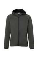 Hakro 863 Hooded tec jacket Indiana - Mottled Anthracite - XL