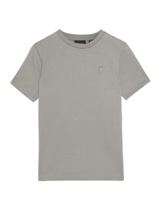 Lyle & Scott winter t-shirt jongens - grijs - Tonal