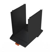 Weidmüller CH20M67 B BK/OR DIN-rail-behuizing basiselement 107.4 x 67.5 x 109.3 4 stuk(s)