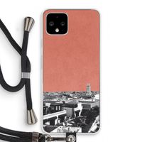 Marrakech Skyline : Pixel 4 Transparant Hoesje met koord