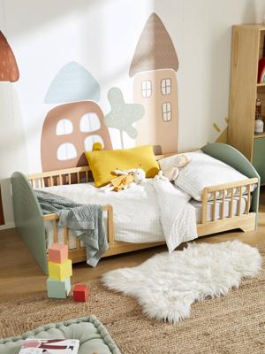 Kinderbed LIGNE ARC-EN-CIEL 70x140 saliegroen