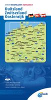 Wegenkaart - landkaart 1 Duitsland - Zwitserland - Oostenrijk | ANWB Media