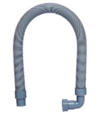 Kirchhoff ECO-SAVE kunststof Verlängerungsschlauch, grijs, 1 1/2"ER x 1000 x 40/50 mm, met 90° bocht - 98836419