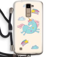 Vliegende eenhoorn: LG K10 (2016) Transparant Hoesje met koord