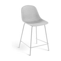 Kave Home Quinby barkruk H65 cm Wit