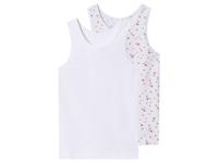 lupilu Set van 2 kinder hemden (Wit, 110/116)
