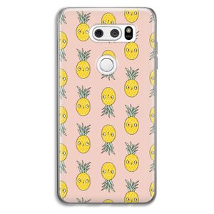 Ananas: LG V30 Transparant Hoesje