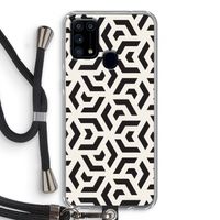 Crazy pattern: Samsung Galaxy M31 Transparant Hoesje met koord