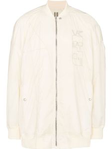 Rick Owens DRKSHDW veste bomber à logo brodé - Tons neutres