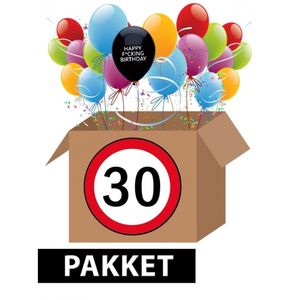 30 jaar feestpakket Fucking Birthday