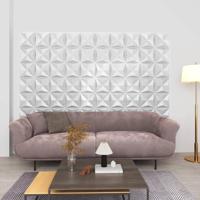 VidaXL 48 st wandpanelen 3d origami 12 m² 50x50 cm wit VidaXL 48 st wandpanelen 3d origami 12 m² 50x50 cm wit