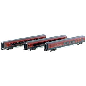 Hobbytrain H25225 N set van 3 personenrijtuigen Railjet van de ÖBB