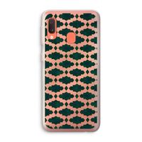 Moroccan tiles: Samsung Galaxy A20e Transparant Hoesje
