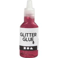 Creativ Company Glitterlijm Donkerroze, 25ml - thumbnail