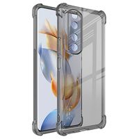 Honor 90 Pro Imak Drop-Proof TPU Case - Doorzichtig Zwart - thumbnail