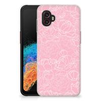 Samsung Galaxy Xcover 6 Pro | TPU Case | White Flowers