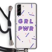GRL PWR: Samsung Galaxy S21 Plus Transparant Hoesje met koord