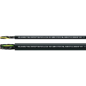 Helukabel 24387 Geleiderkettingkabel M-SPEED 500-C-PUR UL 3 G 1 mm² Zwart 100 m