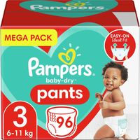 Pampers - Baby Dry Pants - Maat 3 - Mega Pack - 96 luierbroekjes
