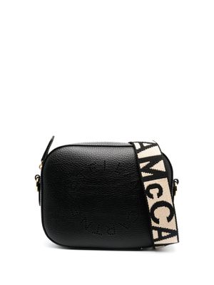 Stella McCartney mini sac à bandoulière à logo Stella - Noir
