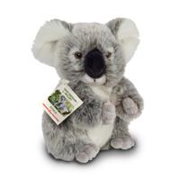 Hermann Teddy Knuffeldier Koala - zachte pluche stof - premium knuffels - grijs - 21 cm   -
