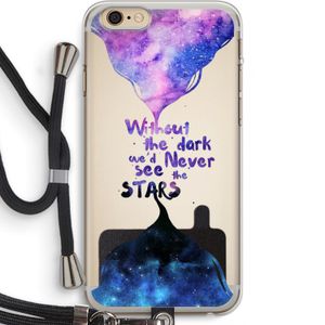 Stars quote: iPhone 6 PLUS / 6S PLUS Transparant Hoesje met koord
