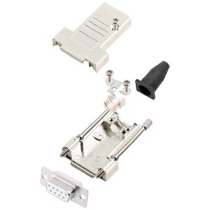 encitech DTSL09-LJSRG-T-DBS-W-K 6355-8040-11 D-sub female connectorset 180 ° Aantal polen: 9 Soldeerkelk 1 stuk(s)