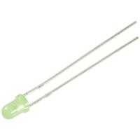 TRU COMPONENTS Bedrade LED Groen Rond 3 mm 1560 mcd 30 ° 12 mA 5 V - thumbnail