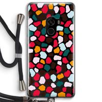Colored Giraffe: Xiaomi Mi Mix 2 Transparant Hoesje met koord