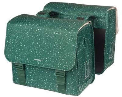 Basil Dubbele fietstas flair 35 liter - groen
