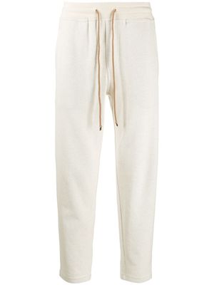 Brunello Cucinelli waist tie track pants - Blanc