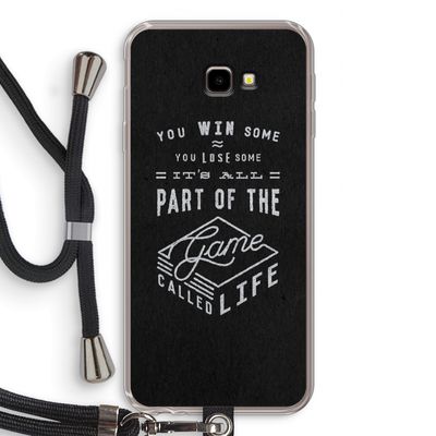 Life: Samsung Galaxy J4 Plus Transparant Hoesje met koord